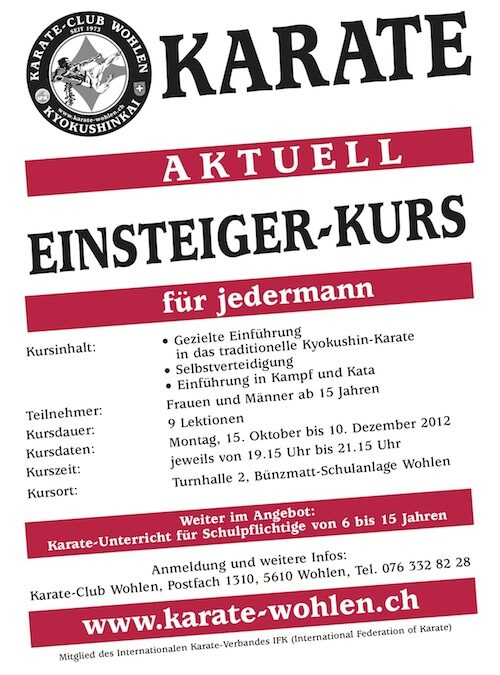 Neuer Einsteigerkurs